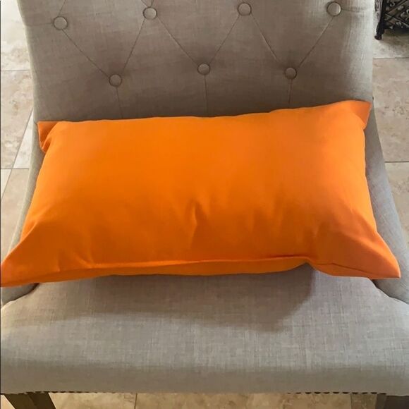 Lumber Orange Pillow  - Picture 3 of 3